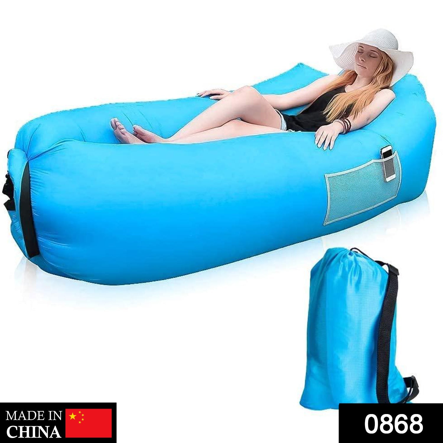 0868 Camping Inflatable Lounger Sofa DeoDap 0868 Camping Inflatable Lounger Sofa DeoDap